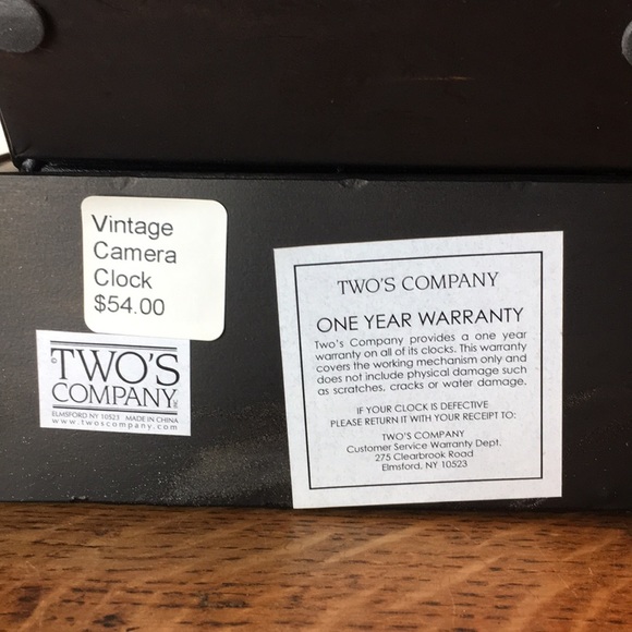 Vintage Style Camera Clock - Picture 7 of 8